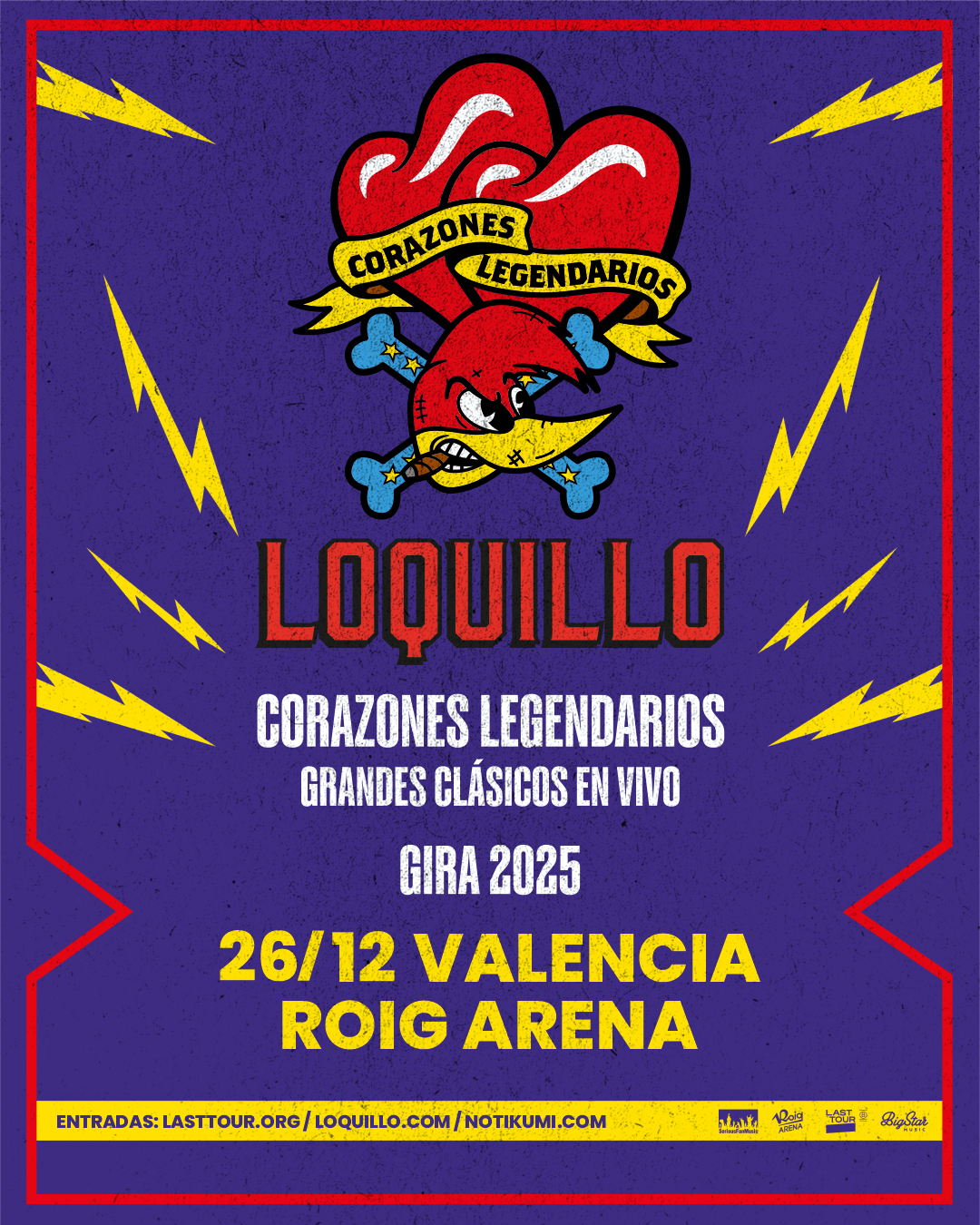 Gira Corazones Legendarios - Loquillo