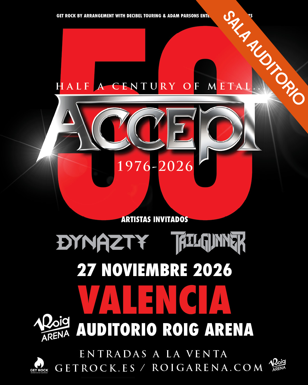 ACCEPT en Valencia: 50 años de metal en el Roig Arena