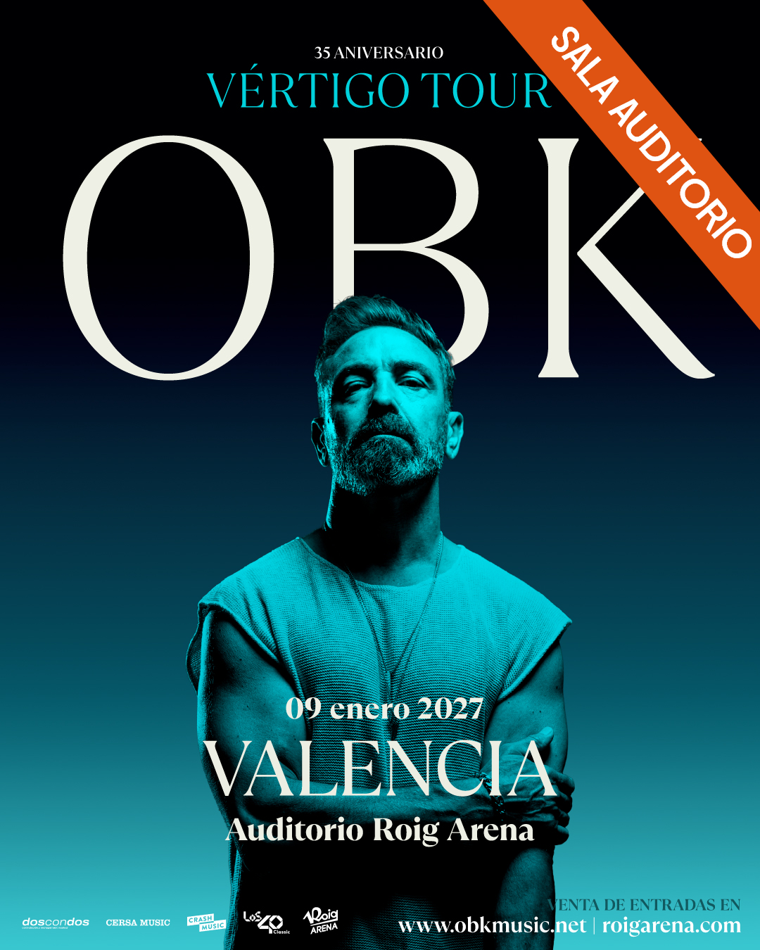Vértigo Tour de OBK en la Sala Auditorio del Roig Arena