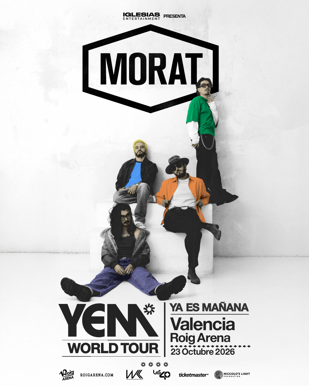 Morat en Valencia: Ya es mañana Tour en el Roig Arena (agotado)