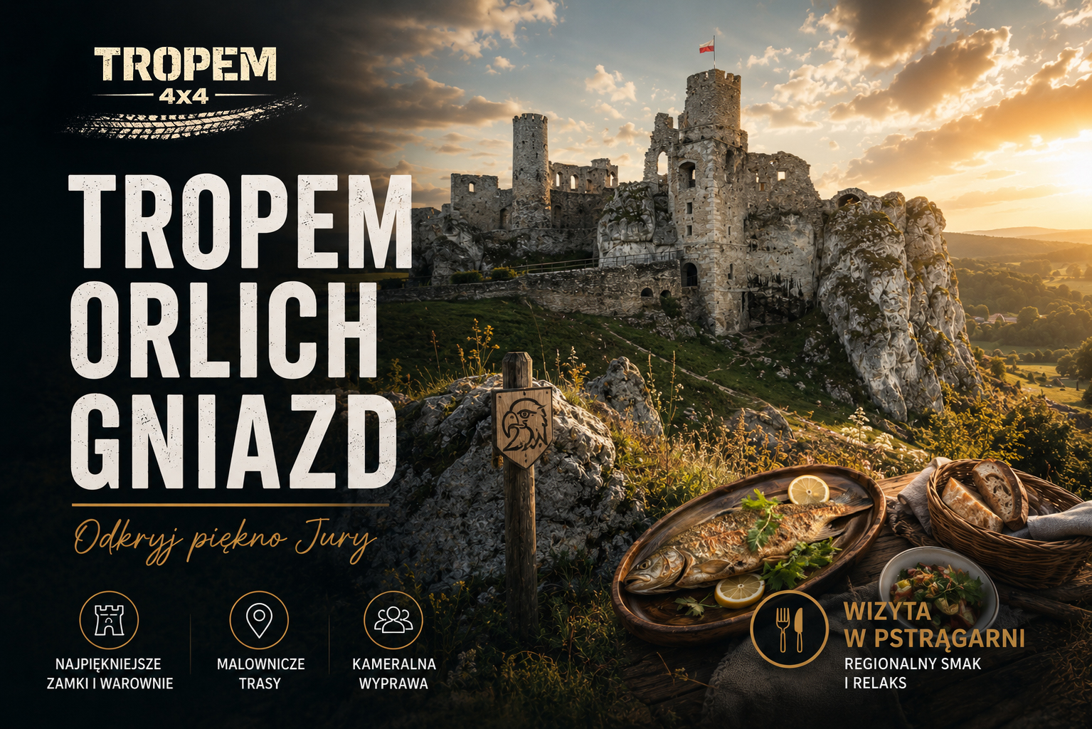 Event promotional image for Tropem Orlich Gniazd