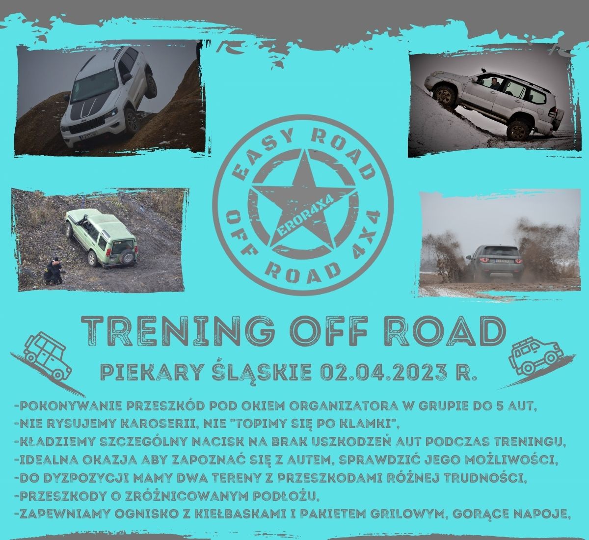 Event promotional image for Trening Off Road z EROR 4x4