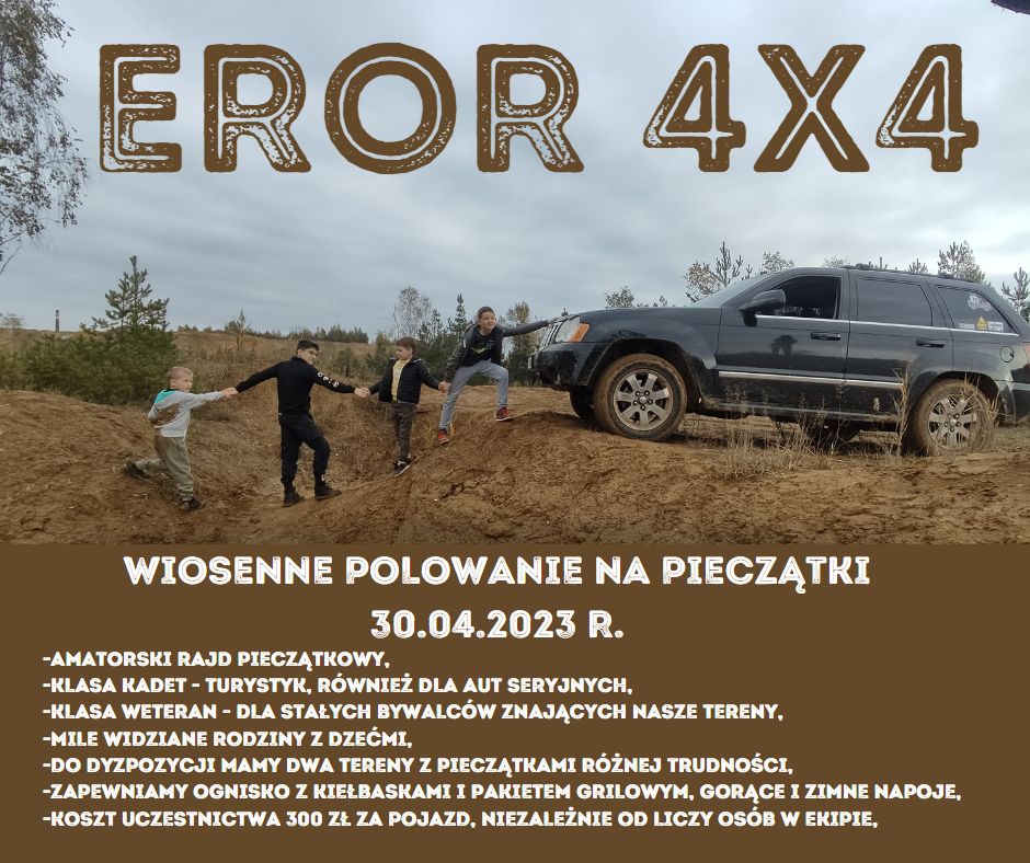 Event promotional image for POLOWANIE NA WIOSENNE PIECZĄTKI