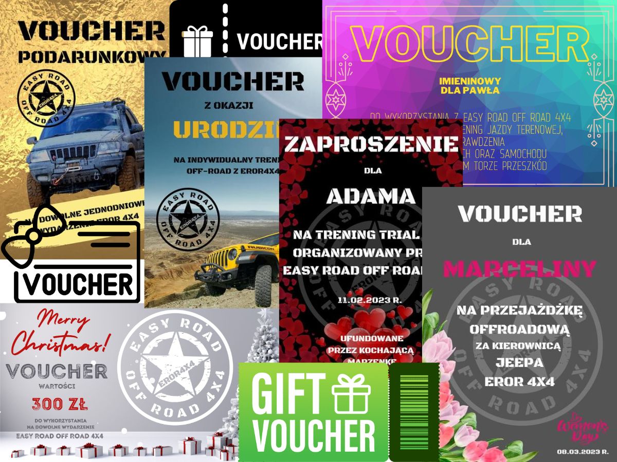 Event promotional image for VOUCHER PODARUNKOWY na szkolenie własnym pojazdem