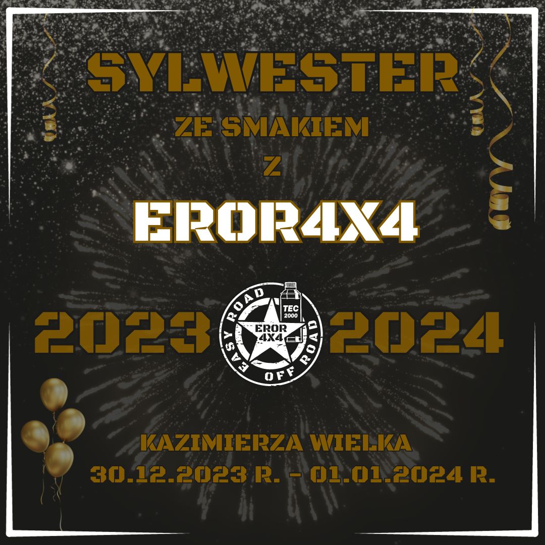 Event promotional image for SYLWESTER ZE SMAKIEM Z EROR4X4