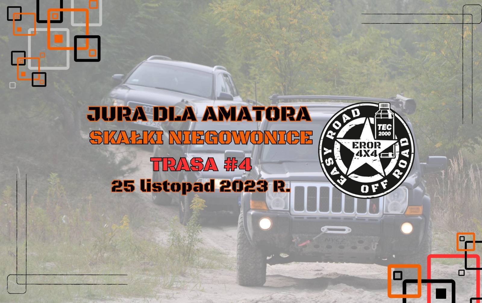 Event promotional image for JURA DLA AMATORA - SKAŁKI NIEGOWONICE TRASA NR 4
