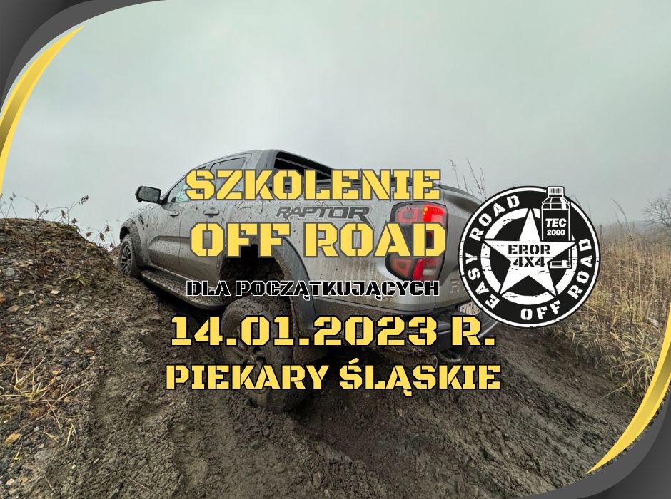 Zdjęcie promocyjne wydarzenia SZKOLENIE OFF ROAD 14.01.2024 R.