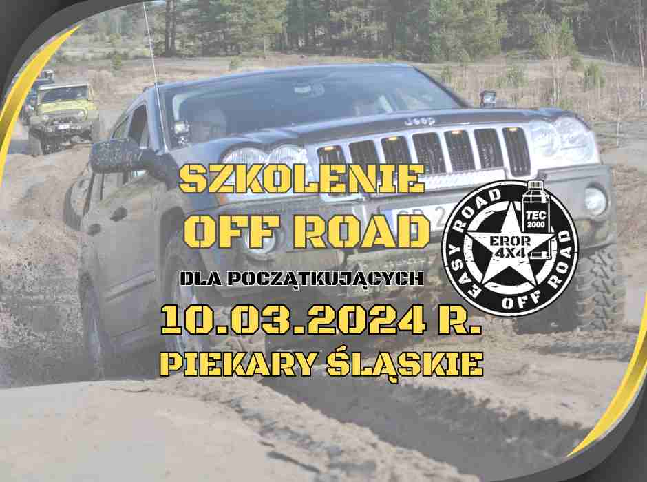 Zdjęcie promocyjne wydarzenia SZKOLENIE OFF ROAD 10.03.2024 r.