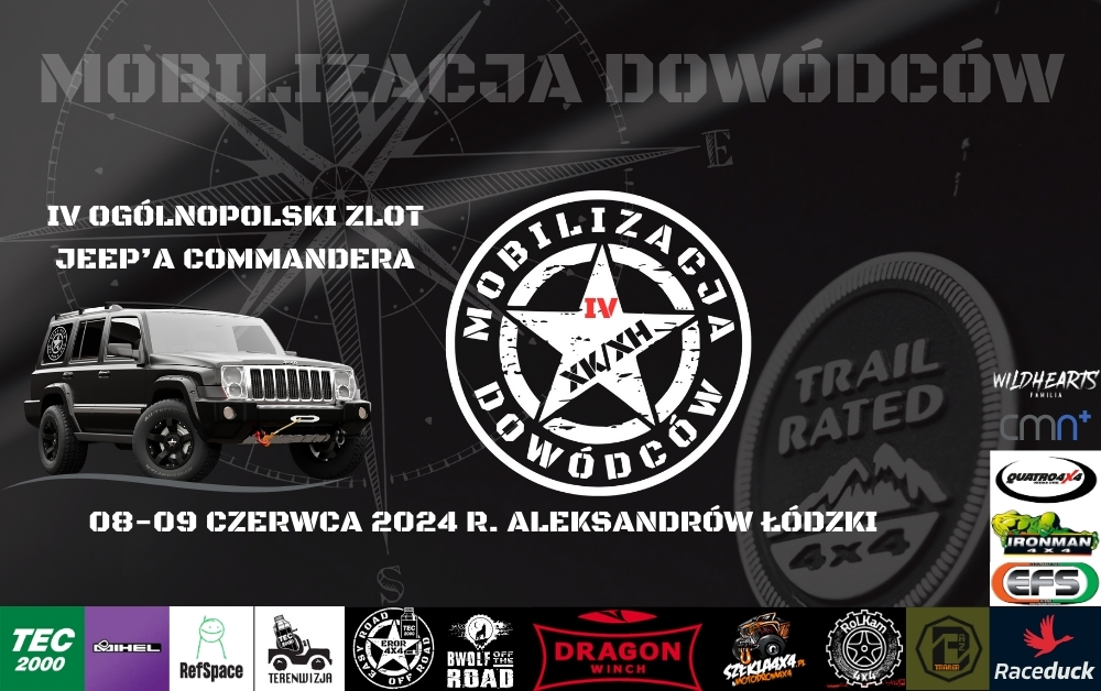 Event promotional image for IV MOBILIZACJA DOWÓDCÓW - OGÓLNOPOLSKI ZLOT XK XH