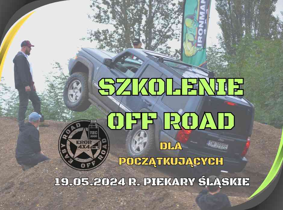 Zdjęcie promocyjne wydarzenia 19.05.2024 R. SZKOLENIE OFF ROAD