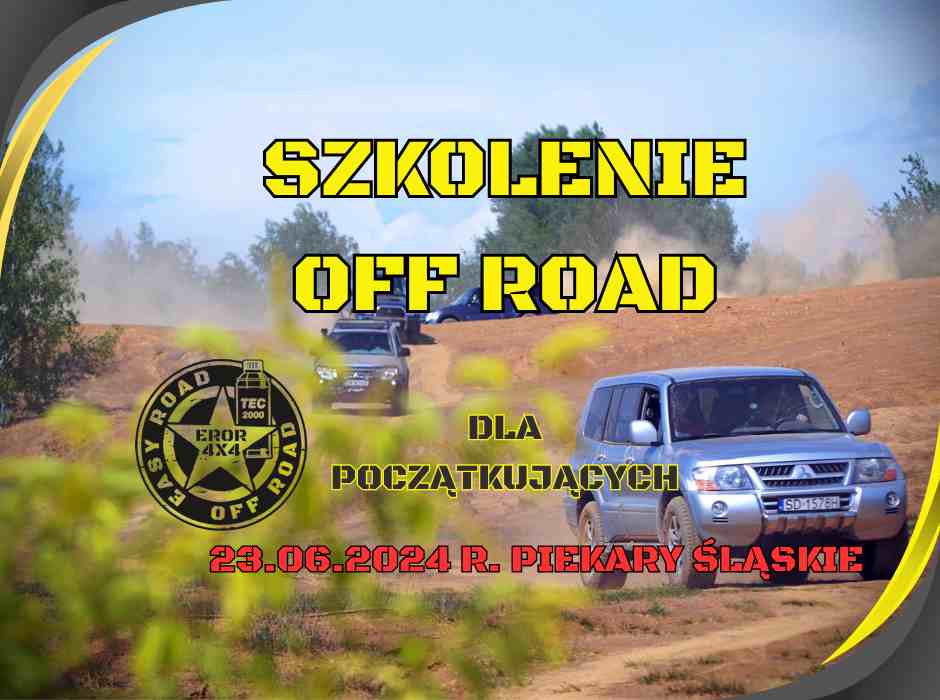 Zdjęcie promocyjne wydarzenia SZKOLENIE OFF ROAD DLA POCZĄTKUJĄCYCH 23.06.2024 r