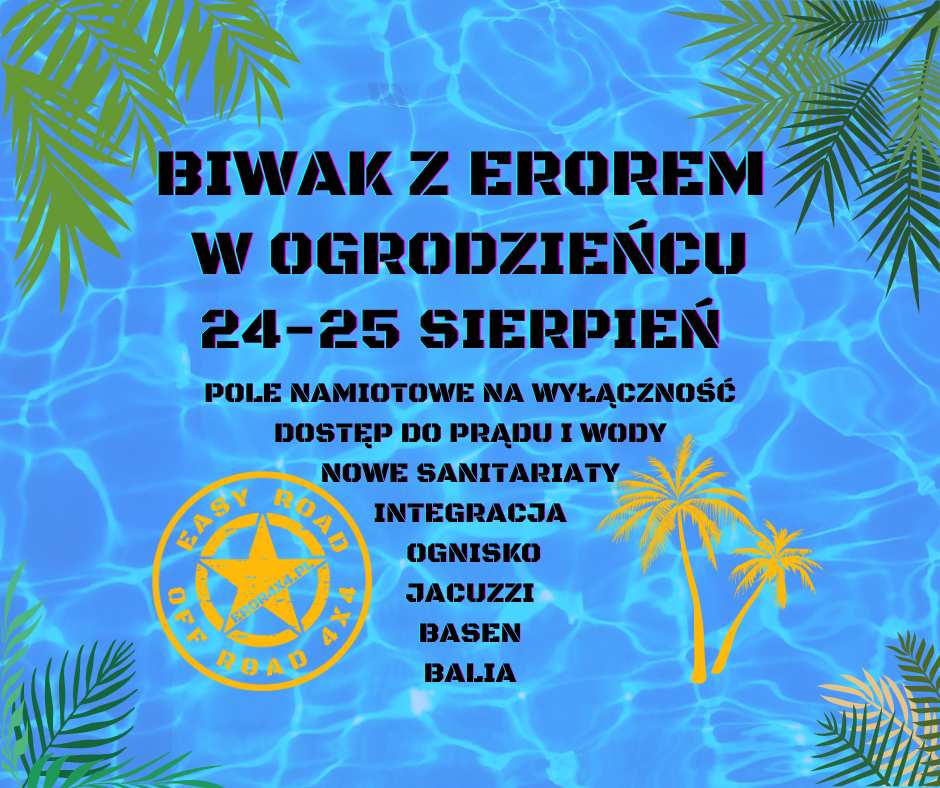 Event promotional image for BIWAK Z EROREM W OGRODZIEŃCU