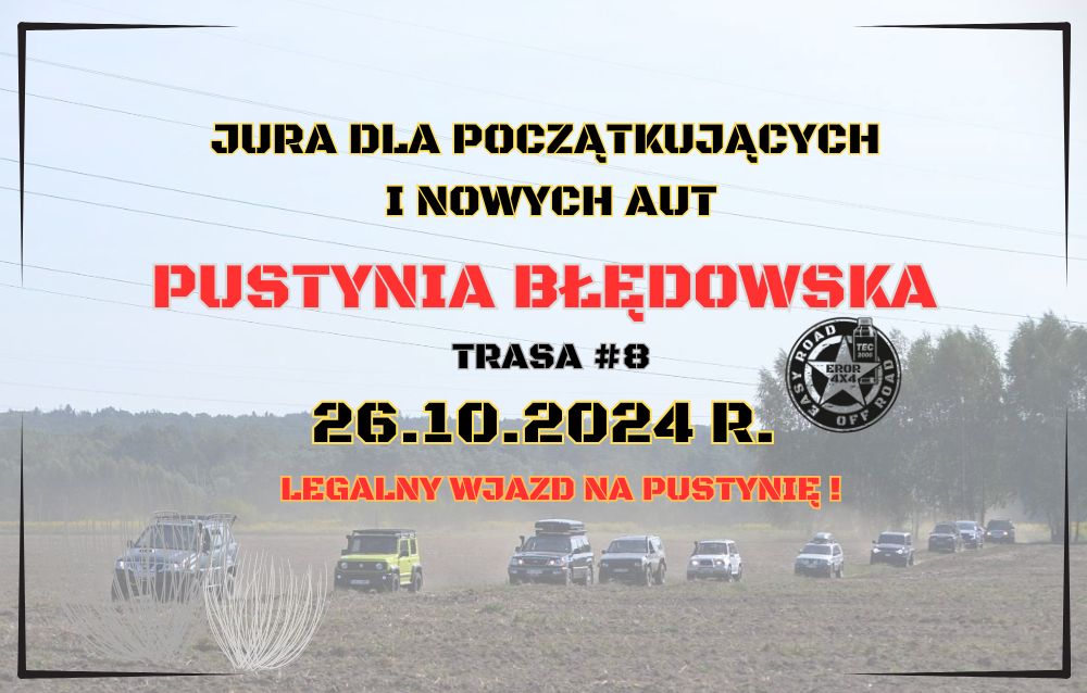 Event promotional image for PUSTYNIA BŁĘDOWSKA - JURA DLA AMATORA 26.10.2024 R