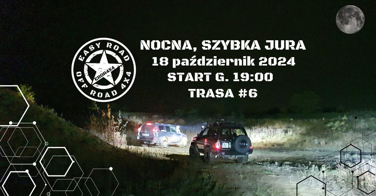 Event promotional image for NOCNA SZYBKA JURA 18.10.2024 r.