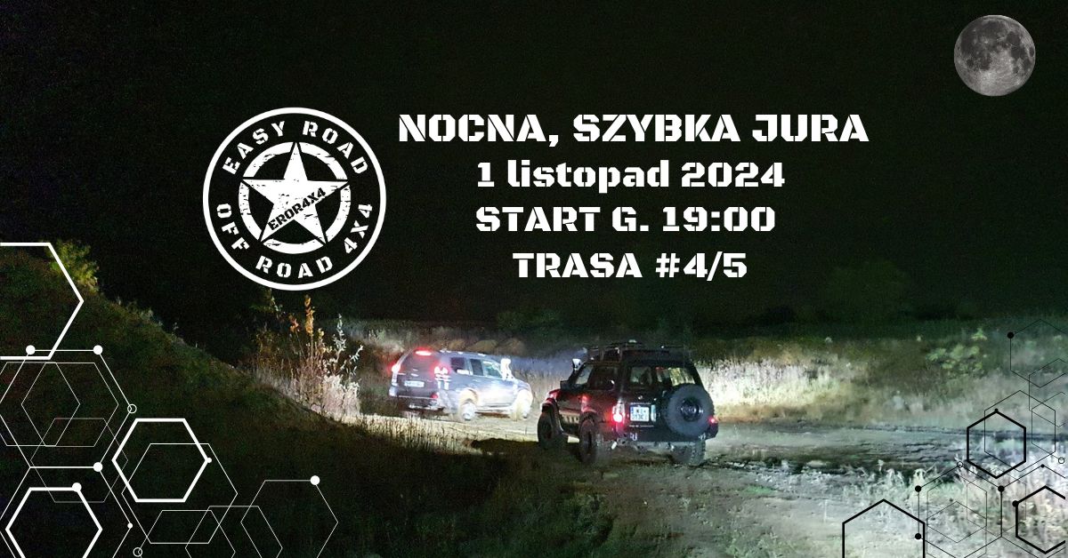 Event promotional image for NOCNA SZYBKA JURA 01.11.2024 R.