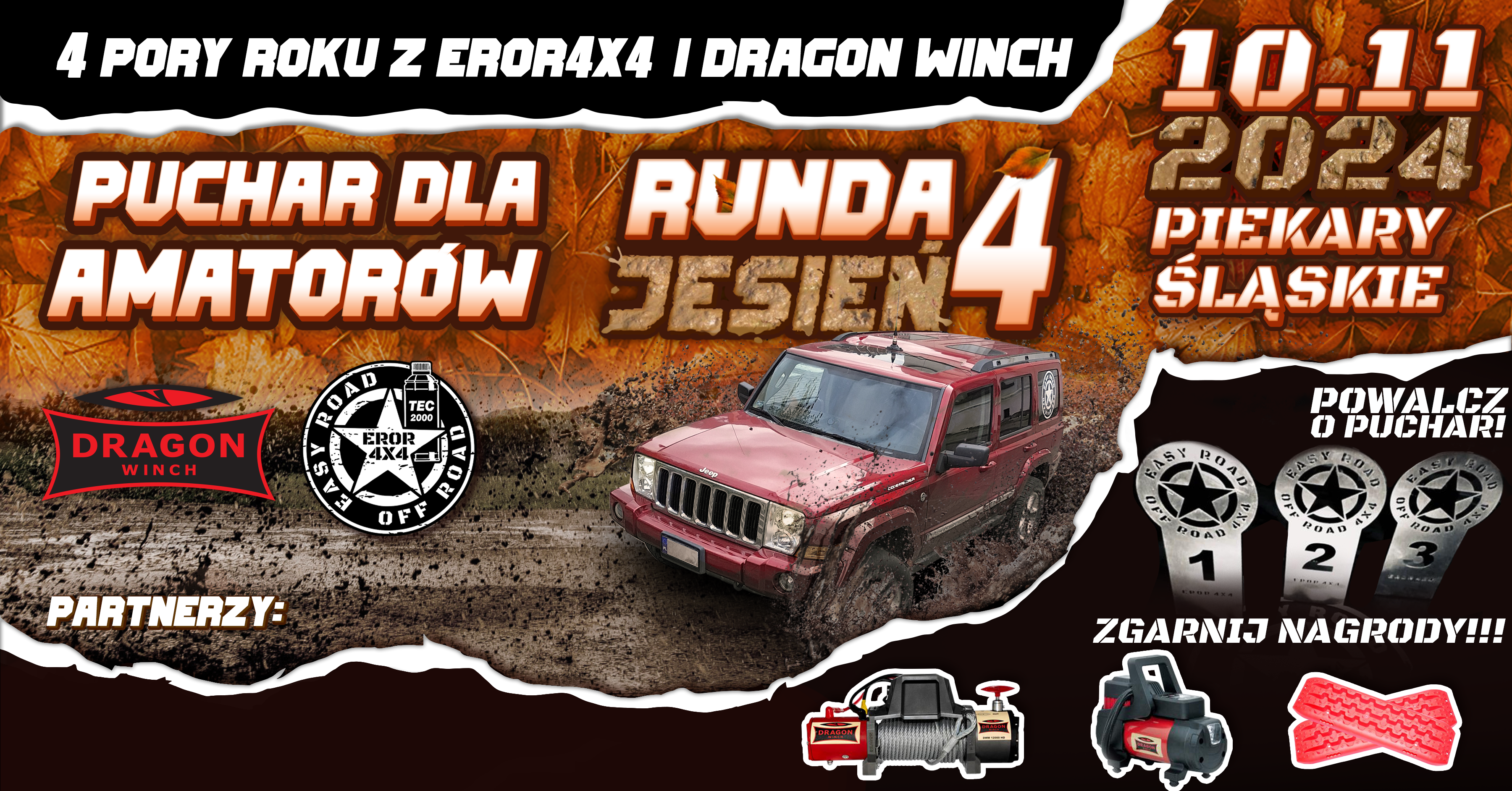 Event promotional image for RUNDA 4 - FINAŁ PUCHARU EROR4X4 I DRAGON WINCH