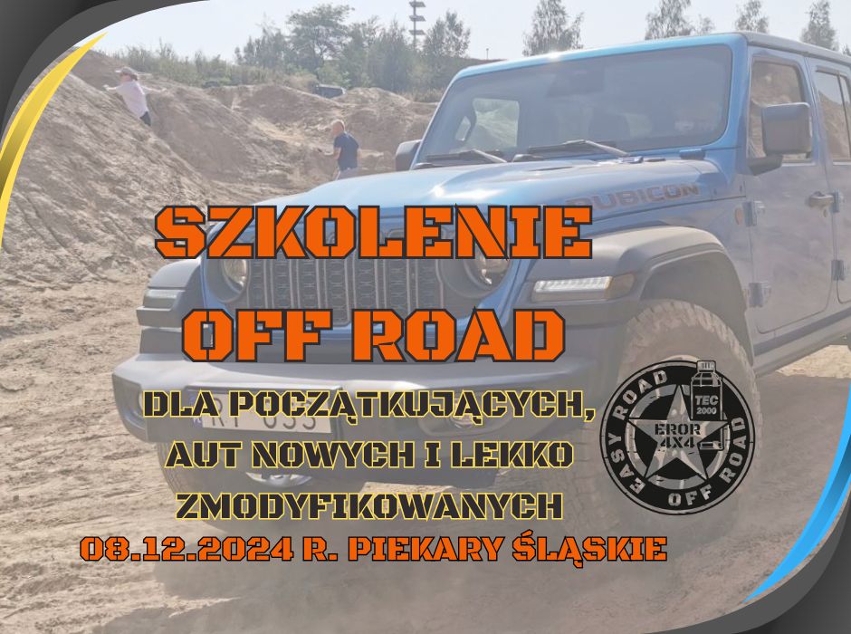Event promotional image for SZKOLENIE OFFROAD 08.12.2024