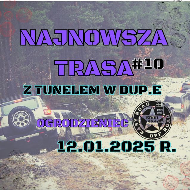 Event promotional image for 12.01.2025 JURA DLA AMATORA - Z TUNELEM