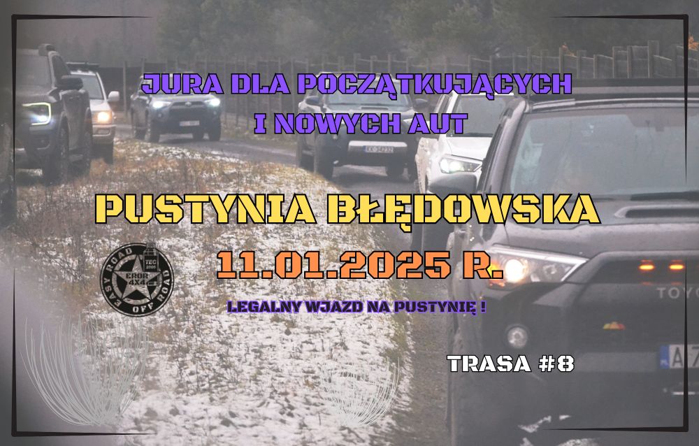Event promotional image for 11.01.2024 PUSTYNIA BŁĘDOWSKA - JURA DLA AMATORA