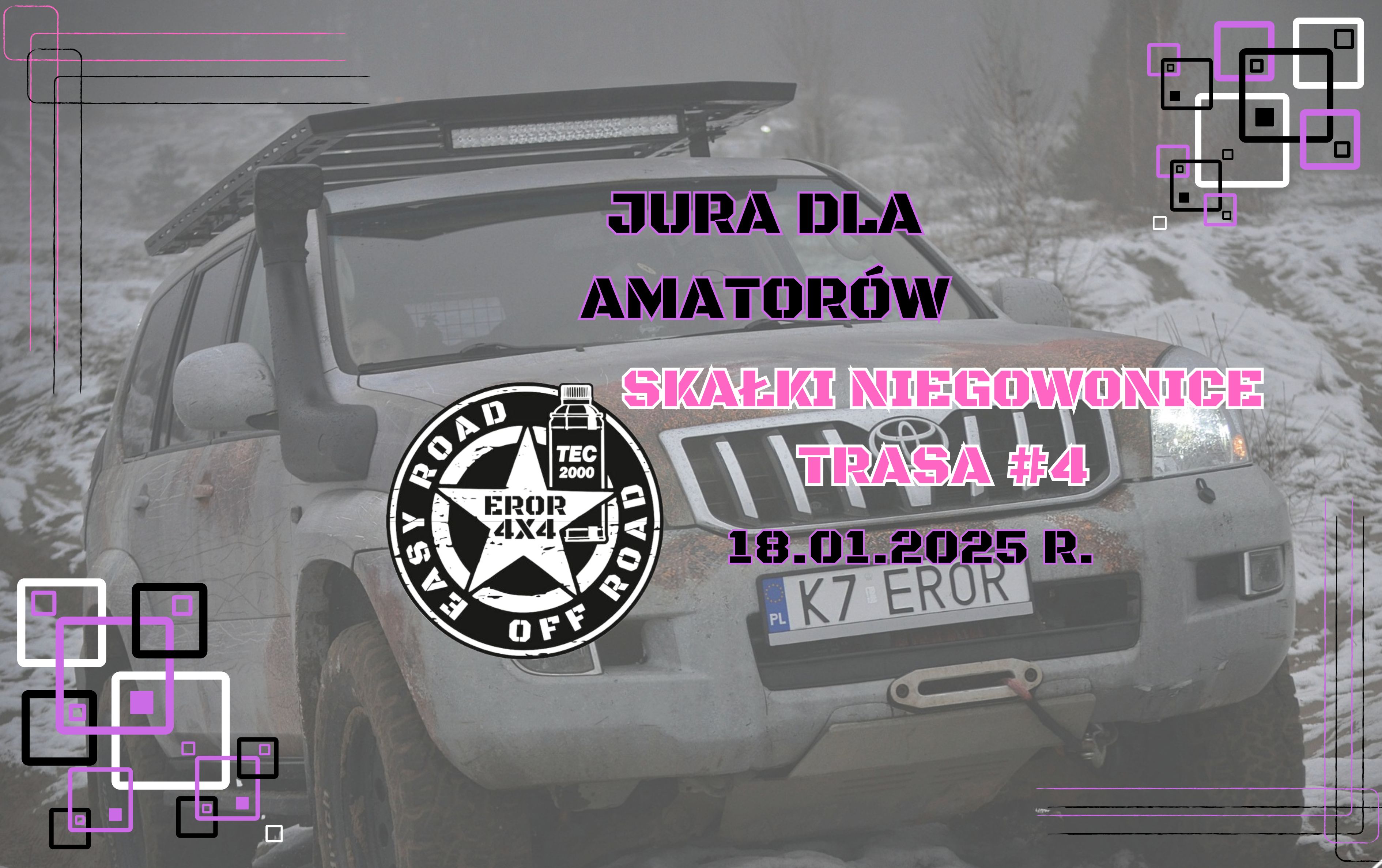 Event promotional image for 18.01.2025 r. JURA DLA AMATORA-SKAŁKI NIEGOWONICE