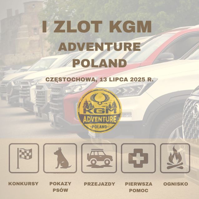 Event promotional image for ZLOT KGM ADVENTURE POLAND