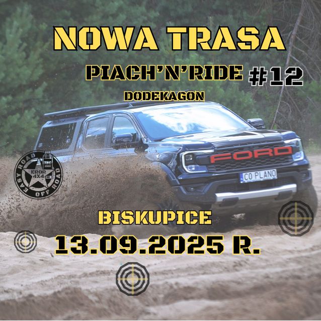 Event promotional image for 13.09.2025 - PIACH N RIDE -JURA DLA POCZĄTKUJĄCYCH