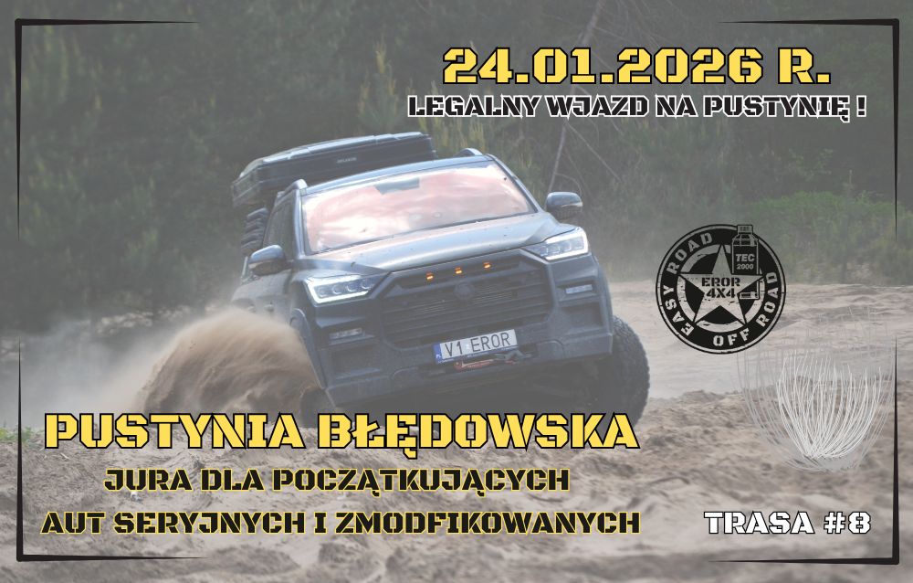 Event promotional image for 24.01.2026 PUTYNIA BŁĘDOWSKA - JURA DLA AMATORA