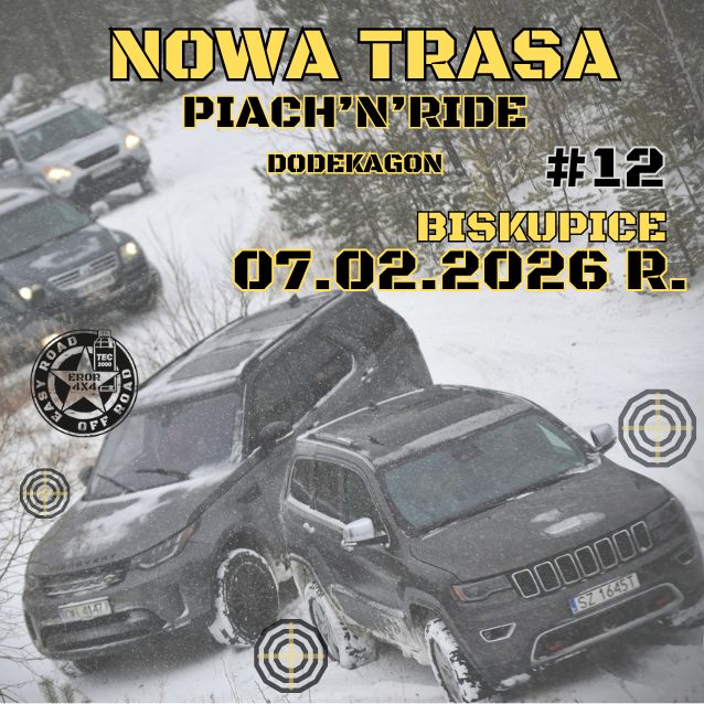 Event promotional image for 07.02.2026 PIACH and RIDE - JURA DLA AMATORÓW