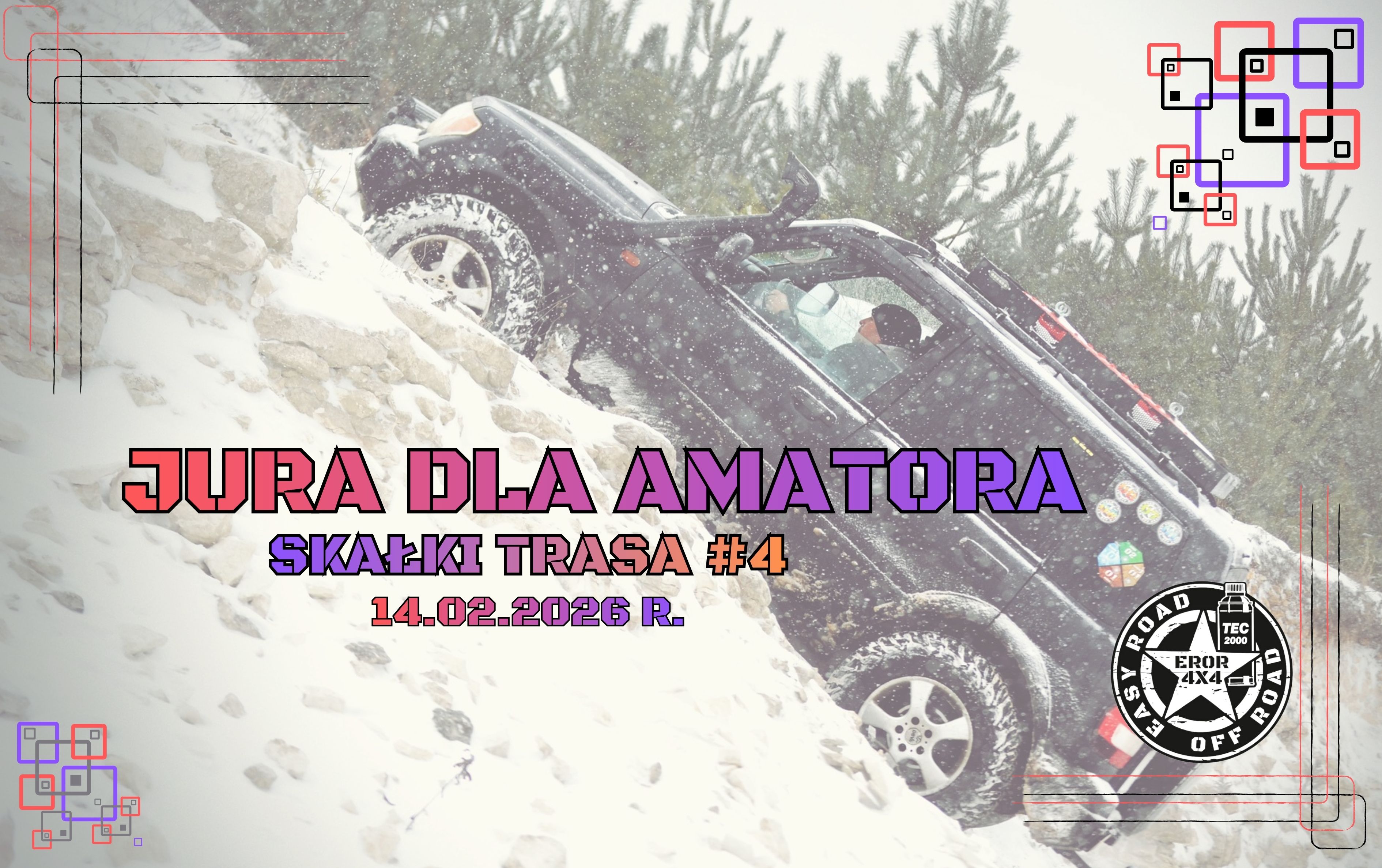 Event promotional image for 14.02.2026 JURA DLA AMATORA 4X4 - SKAŁKI