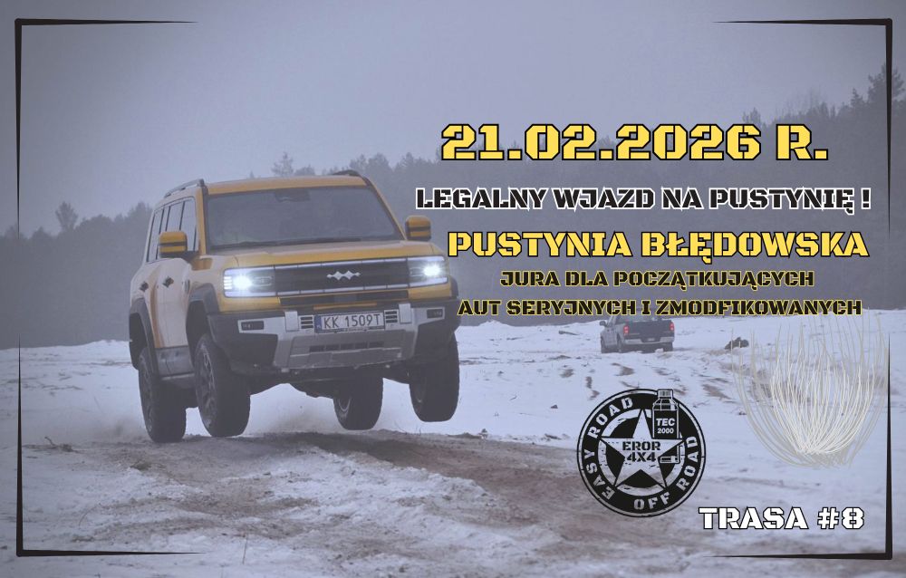 Event promotional image for 21.02.2026 PUSTYNIA BŁĘDOWSKA - JURA DLA AMATORA
