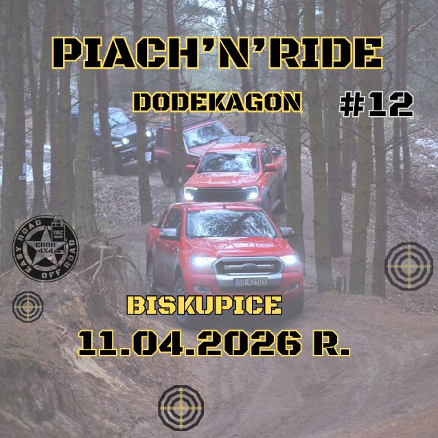 Event promotional image for 11.04.2026 r. JURA DLA AMATORA - PIACH and RIDE
