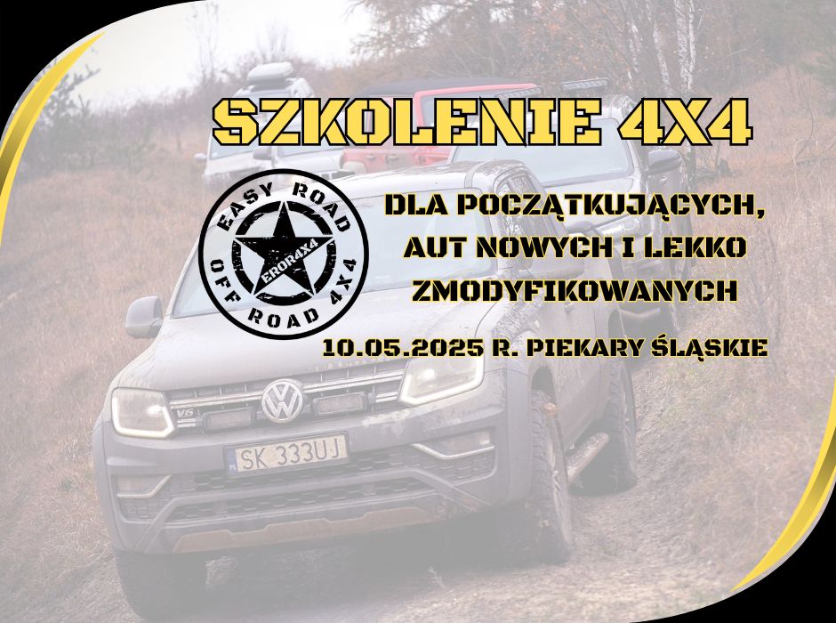 Event promotional image for 10.05.2026 SZKOLENIE 4X4 DLA POCZĄTKUJĄCYCH