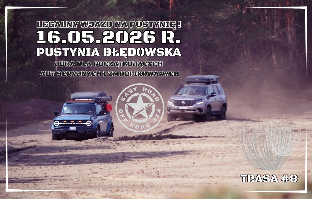 Event promotional image for 16.05.2026 Pustynia Błędowska - Jura dla amatora