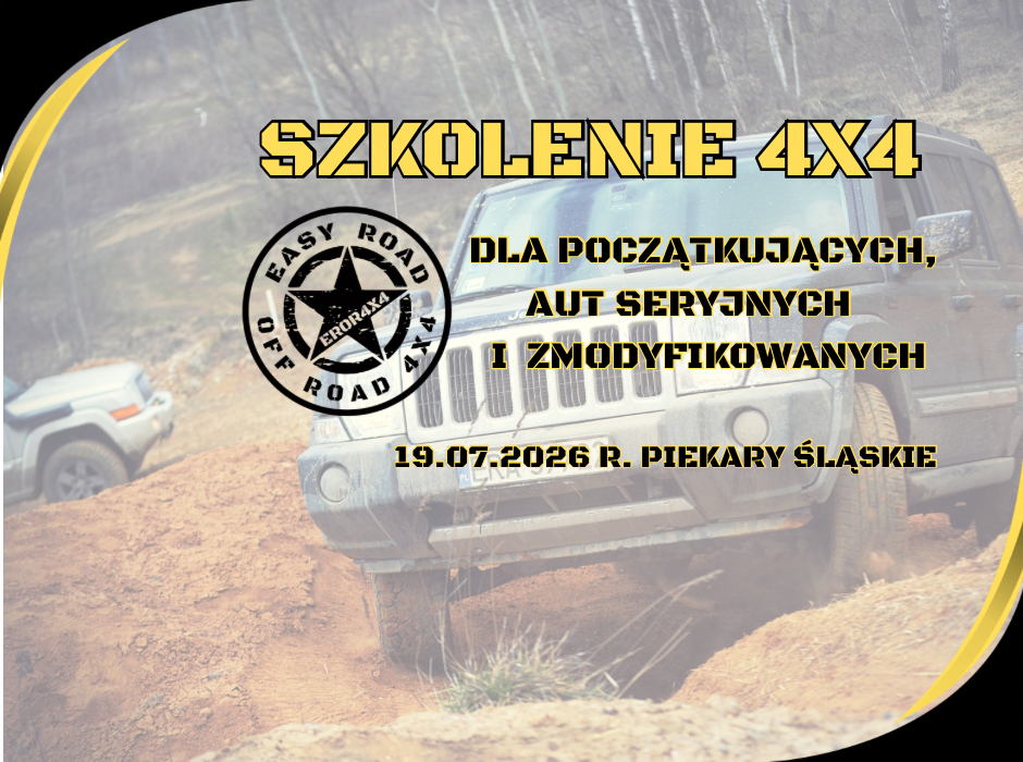 19.07.2026 R. SZKOLENIE 4X4 DLA POCZĄTKUJĄCYCH