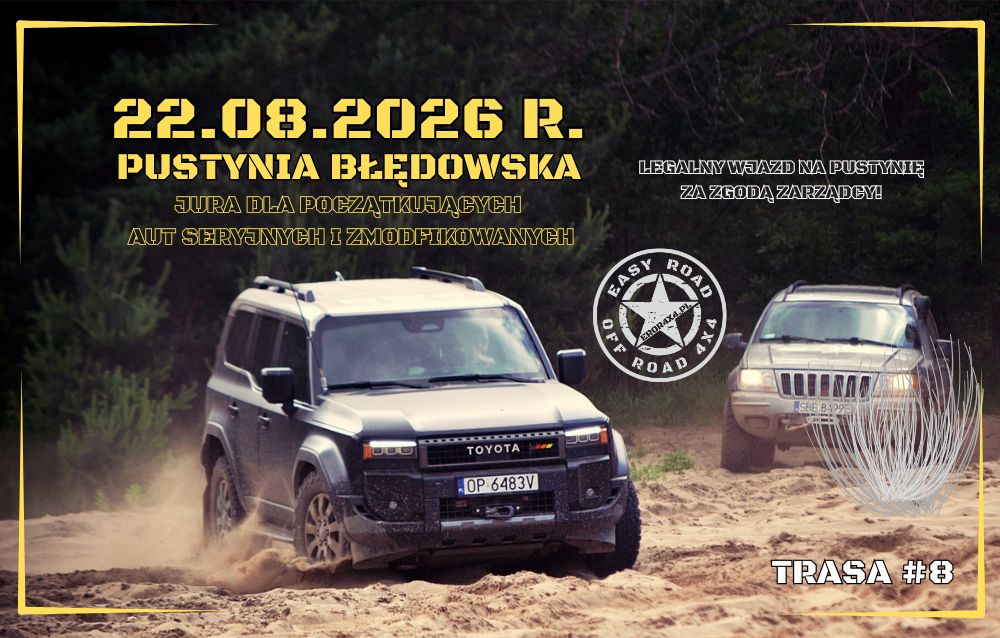 Event promotional image for 22.08.2026 JURA DLA AMATORA - PUSTYNIA BŁĘDOWSKA