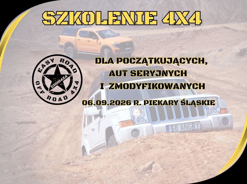 Event promotional image for 06.09.2026 SZKOLENIE 4X4 DLA POCZĄTKUJĄCYCH