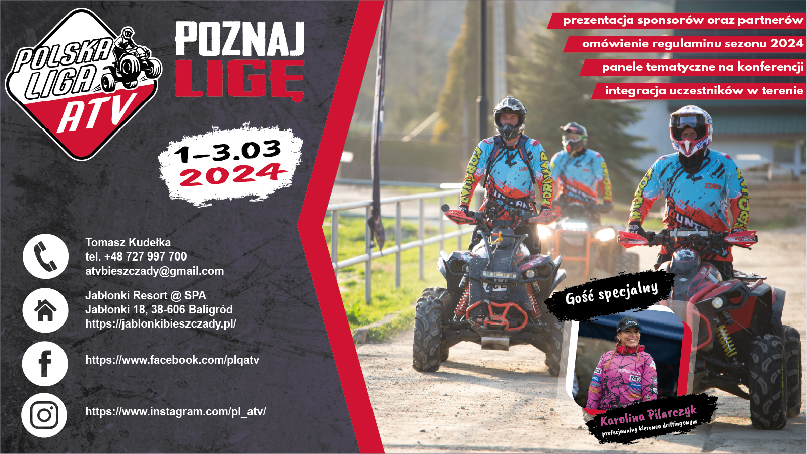 Event promotional image for Meeting Polska Liga ATV 2024