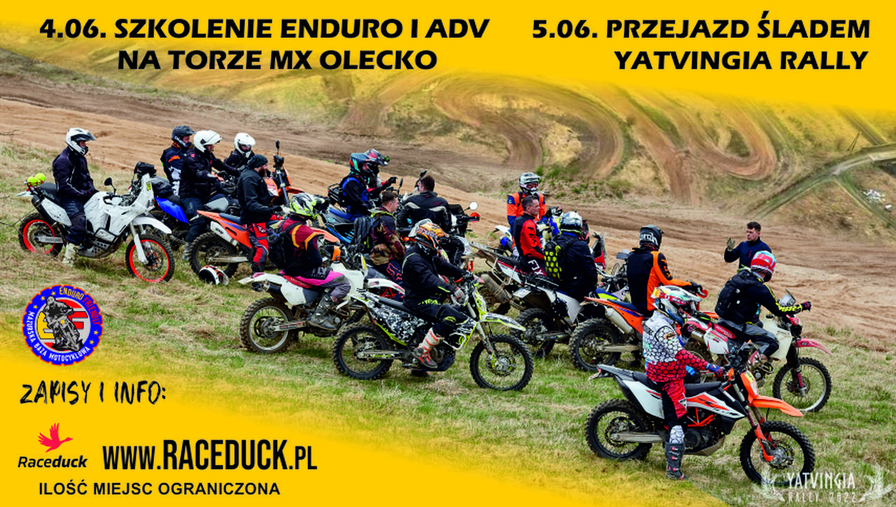 Event promotional image for Szkolenie Enduro i przejazd śladem Yatvingia Rally