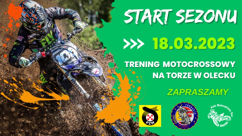 Event promotional image for Rozpoczęcie Sezonu - Trening MX Olecko