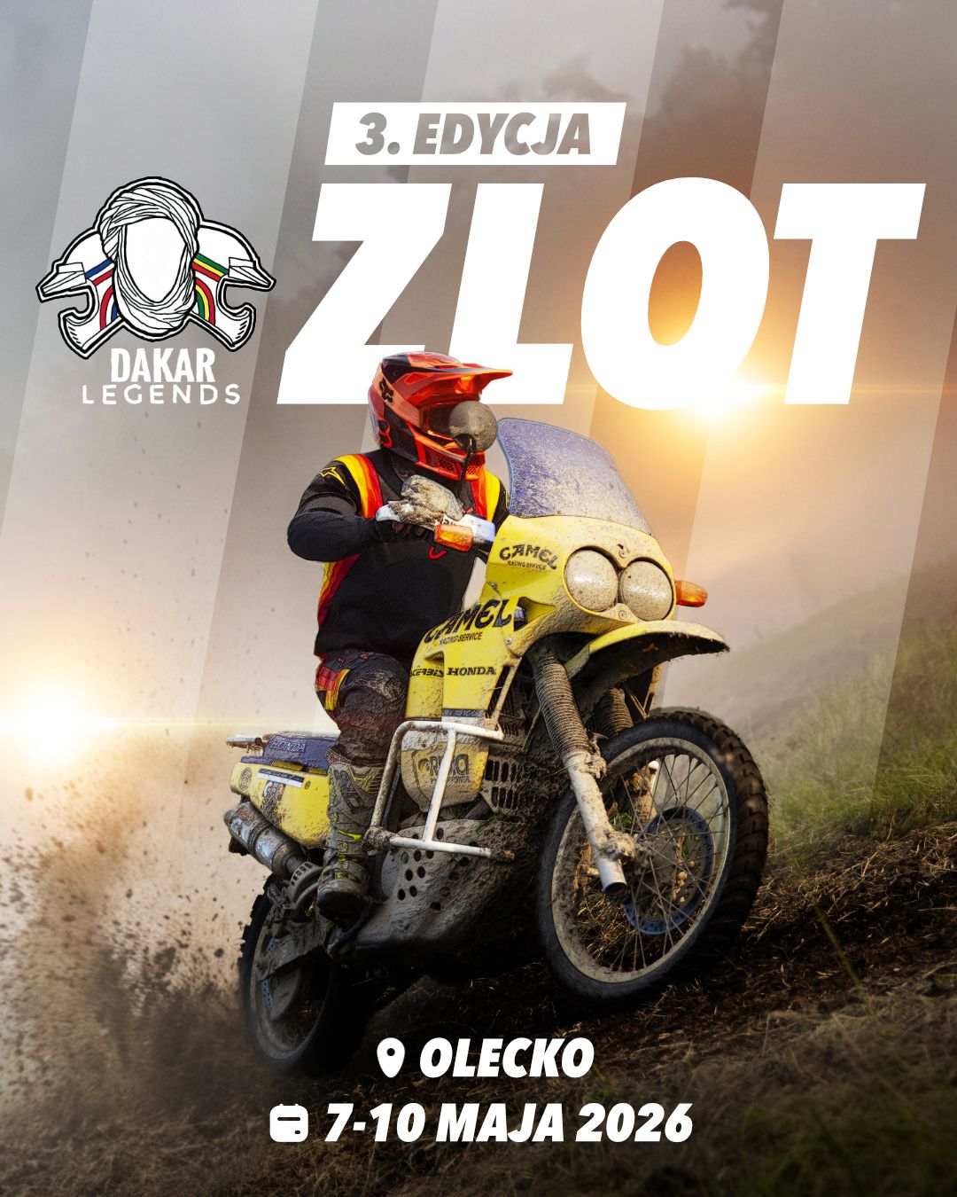Event promotional image for 3 ZLOT DAKAR LEGENDS - OLECKO