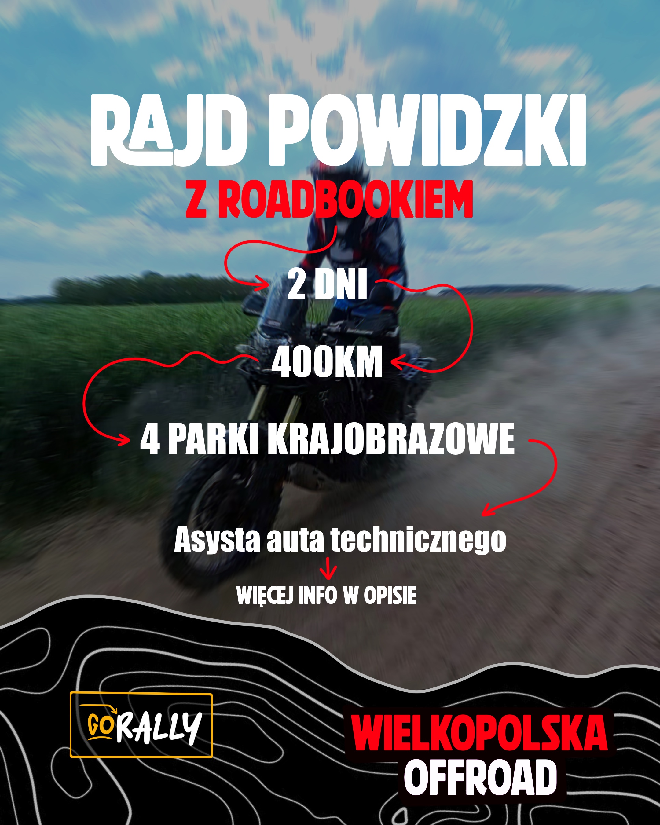 Event promotional image for Rajd Powidzki z Roadbookiem