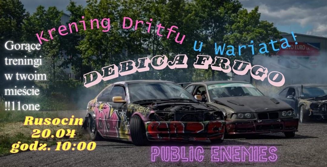Event promotional image for Krening Dritfu u Wariata