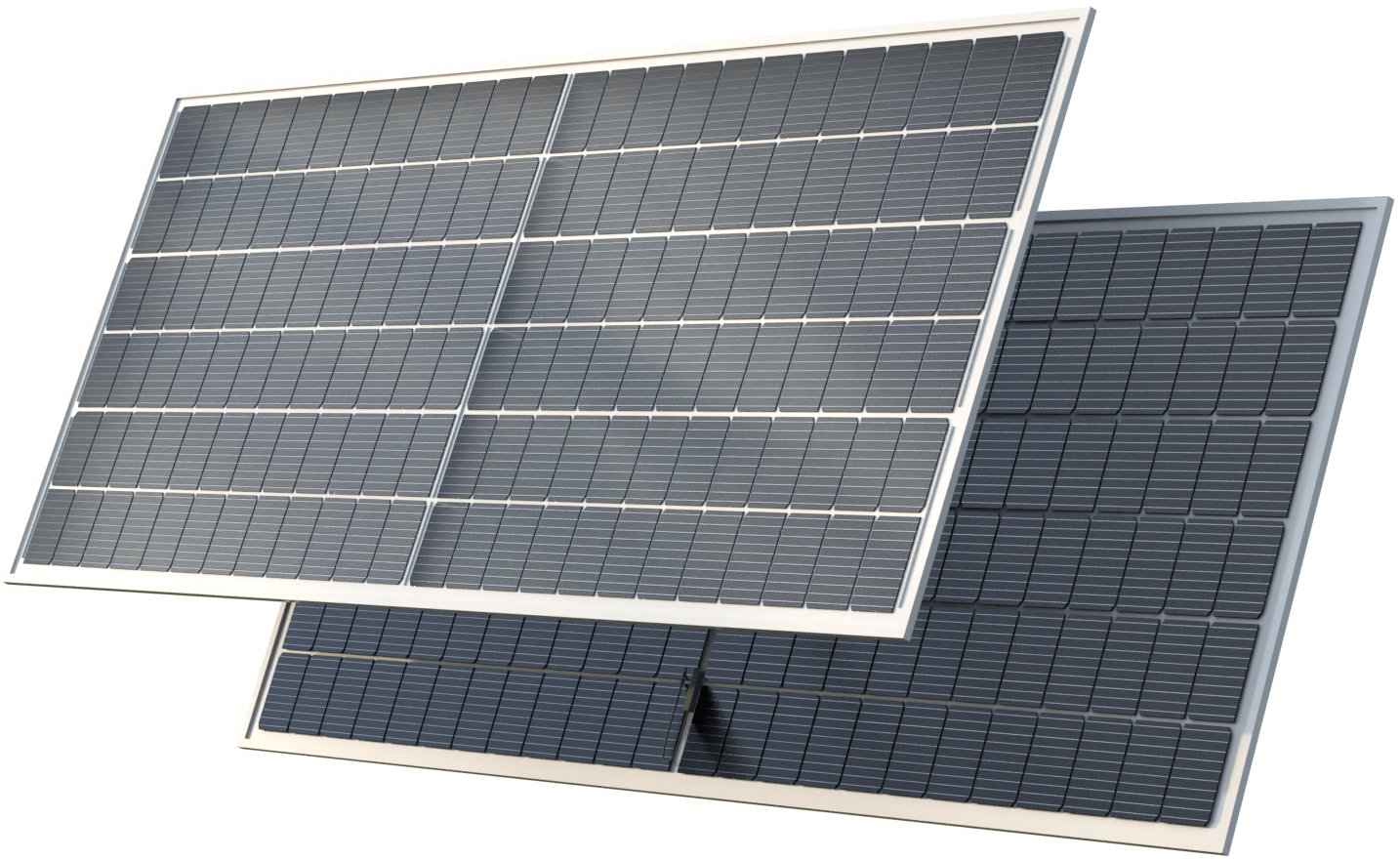 Alfa 590 W Bifacial Half-Cut Güneş Paneli