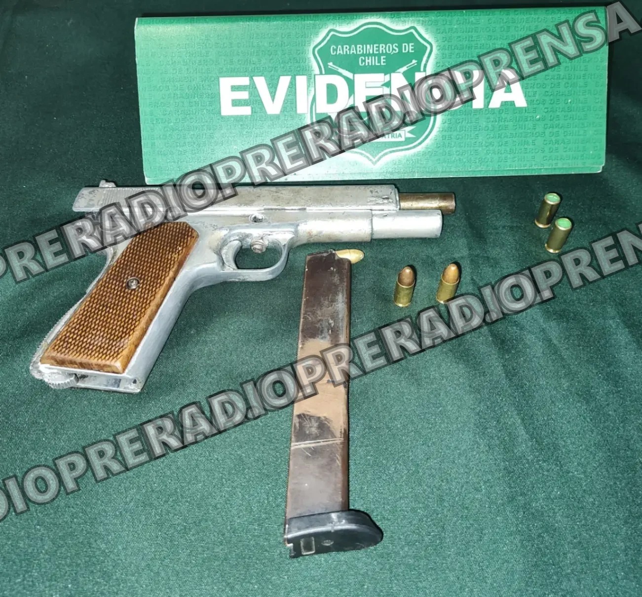 Cuatro detenidos en Isla de Maipo por porte ilegal de armas y amenazas de muerte