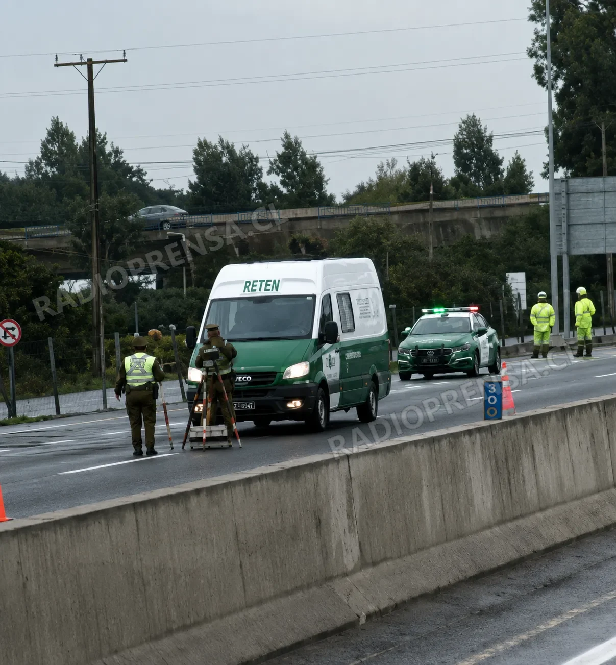 Joven muere tras ser atropellado por camión en la Ruta 78, a la altura de Talagante