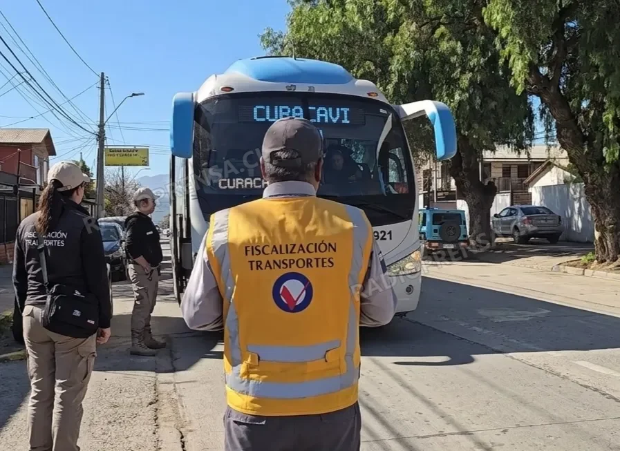 Curacaví: intensifican fiscalización a buses interurbanos tras denuncias por incumplimiento de recorridos