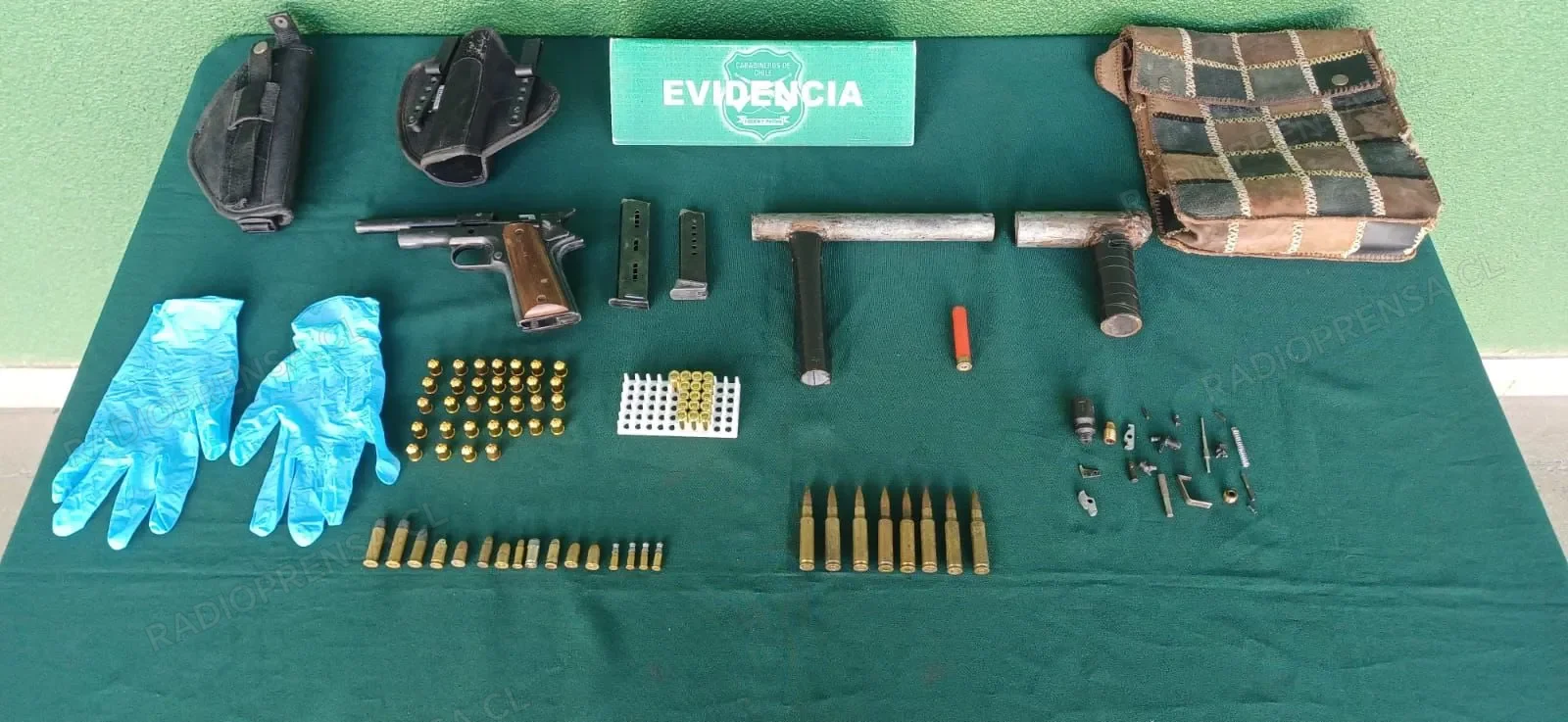 Procedimiento policial termina con detenido por disparos y porte de armamento