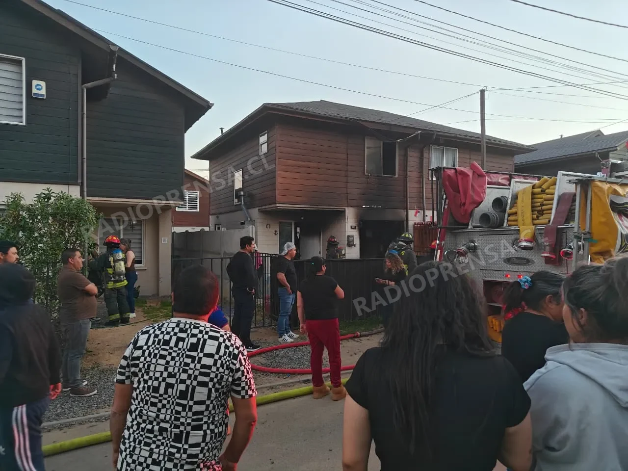 Comunidad de Villa Portal Oriente se organiza para ayudar a familia afectada por incendio