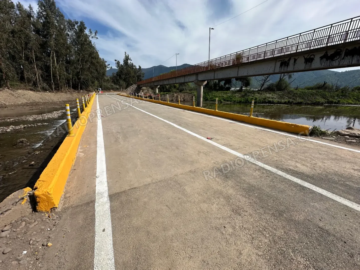 Reabren el badén Lo Alvarado y restablecen la conectividad entre María Pinto y Curacaví