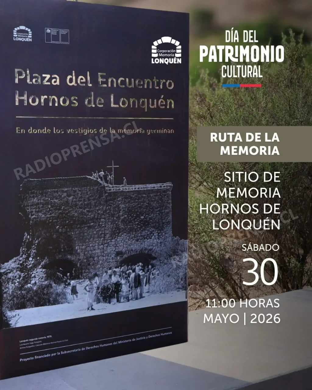 Hornos de Lonquén abren sus puertas este sábado para una nueva Ruta Patrimonial de la Memoria